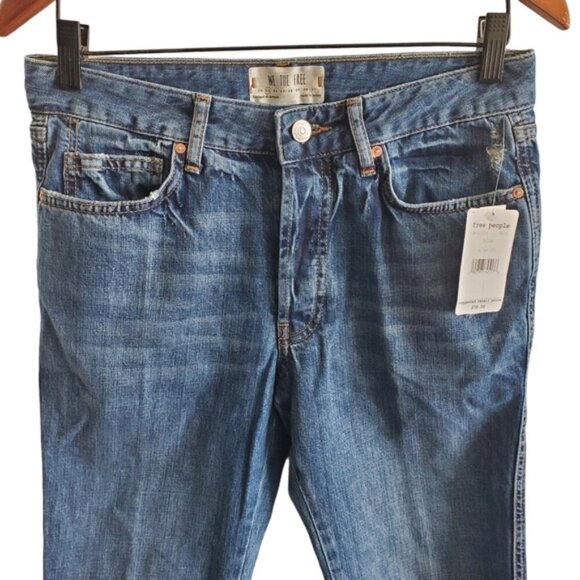 Free People We The Free NWT Medium Wash Blue Slim Fit Jeans Size 25 - Picture 3 of 11